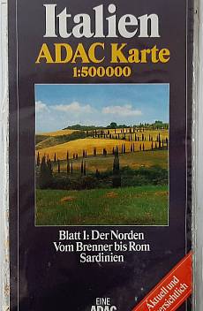 Книга Italien ADAC Karte