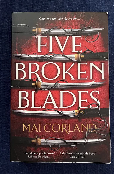 Five broken blades