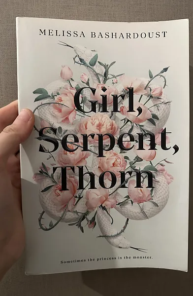 Girl, serpent, thorn
