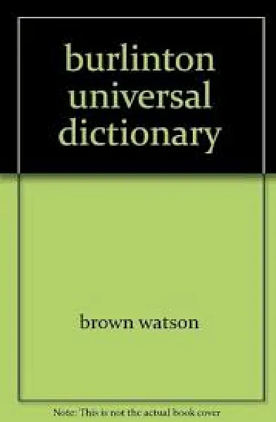 Книга Burlington Universal Concise Dictionary